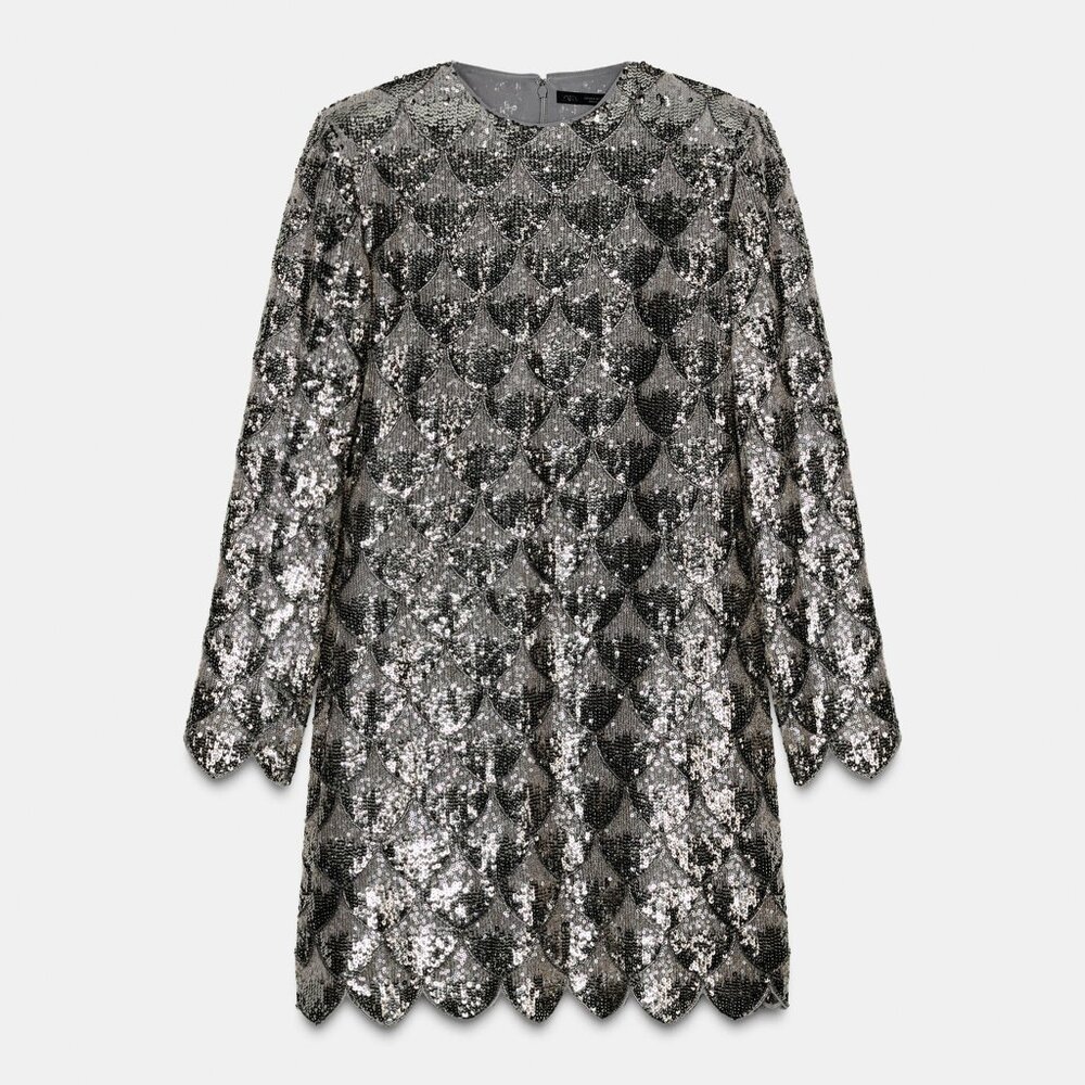 Zara ZW Collection Sequin Mini dress